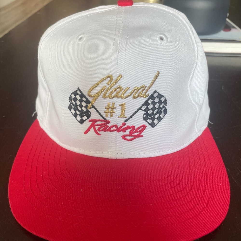 Racing flags NASCAR trucker hat